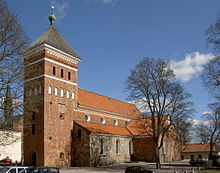 The Trinity Church today, in the background on the left a part of the cathedral church