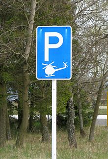 Helikopterparkering i Tyskland  