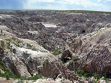 Badlands of Hell's Half-Acre, Natrona County, Wyoming.  