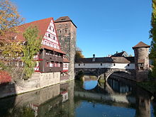 Pegnitz bridge with Weinstadel