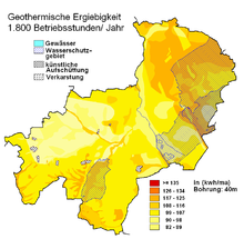 Geothermal map of Herford