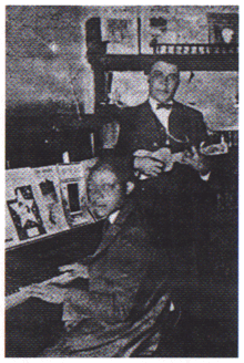 Hersal (zittend) en George W. Thomas  