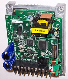 Electronics for controlling a motor speed (HitachiJ100A)
