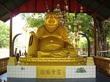 Una statua di Budai in Thailandia