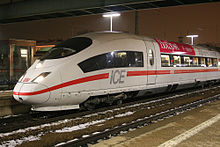 ICE 3 with T-Mobile hotspot sticker in Ingolstadt