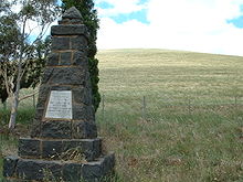 Memoriale di Hume e Hovell ai piedi del Monte Fraser