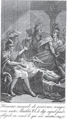 Huáscar (representation from the 19th century)