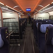 Second class open-plan area in ICE 4