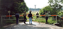 Inner German border between Lübeck-Eichholz and Herrnburg