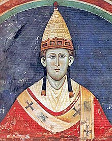 Papa Innocenzo III e re Giovanni ebbero un disaccordo su chi sarebbe diventato arcivescovo di Canterbury che durò dal 1205 al 1213.