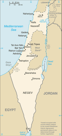 Iisraeli kaart