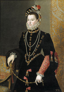 Elizabeth of Valois, portrait by Sofonisba Anguissola c. 1565