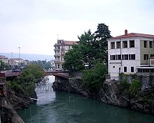 Der Fluss bei Ivrea