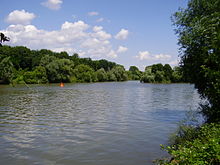 The last of the large tributaries and the longest of all is the Jagst near Bad Friedrichshall Jagstfeld