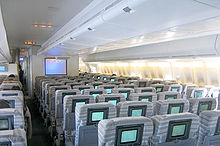 747-400 økonomiklasse.  