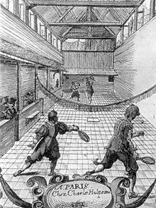 Jeu de paume in the 17th century