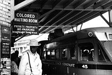 "At the bus station." Photo, Jack Delano, May 1940
