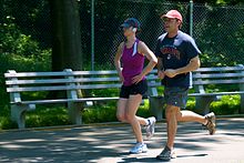 Jogging hjælper folk med at holde sig i form og sunde