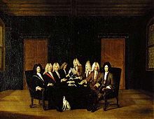 Johann Rudolf Huber: The signing of the peace of Baden, 1714