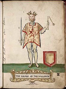 Karalius Jonas, pavaizduotas 1562 m. Formano herbe, sukurtame Škotijos karalienei Marijai.