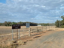 La tumba de John McLean, en la estación de Round Hill, Nueva Gales del Sur  
