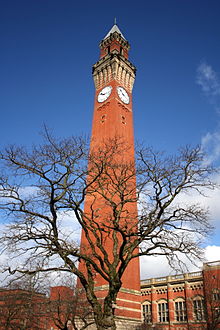 Turnul cu ceas Chamberlain Memorial, Universitatea din Birmingham
