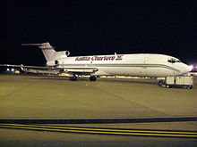 Un Kalitta Charters II 727-200 pe aeroportul LEX; Lexington, Kentucky  