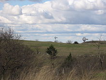 Nuvens no nordeste do Kansas