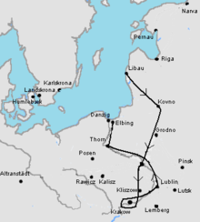 Campaigns of Charles XII from his winter camp in Courland at the beginning of 1702 to the start of the winter camps in West Prussia at the end of 1703