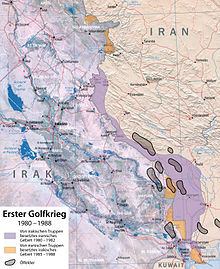 Front lines in the First Gulf War