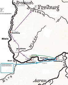 Campaign of Bernhard of Weimar at the beginning of 1638