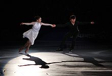 Kim e Stéphane Lambiel alla Festa On Ice 2009.