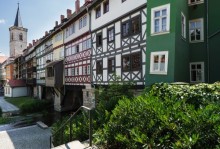 Krämer bridge with Ägidien church (Erfurt)