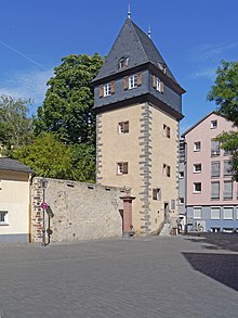 Hindemith's residence 1923-1927 in the Kuhhirtenturm in Frankfurt am Main