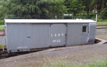 Autofurgons Nr. 23 iekraušanas platformā, Vudija līcis, 2005. gads