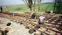 Sliežu ceļa ieklāšana, Vudija līcis, 2003