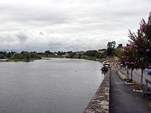 Dordogne-joki Bergeracissa  