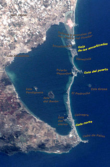 Satellitenansicht, beschriftet