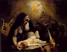 The Night-Hag Visiting Lapland Witches by Johann Heinrich Füssli