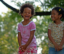 Laughing girls