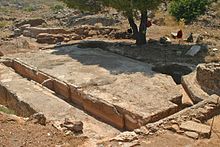 Washing plant in the silver mines of Laurion (Argileza)