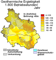 Geothermal map of Lemgo (2008)