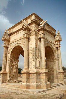 Oblouk Septimia Severa v Leptis Magna