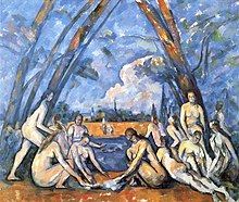 Les Grandes Baigneuses , 1898-1905: un triunfo de la estabilidad poussinesca y del equilibrio geométrico.