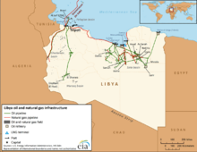 Oil and gas deposits, pipelines and refineries