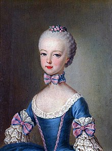 Et billede af Marie "Antoine" Antoinette, da hun var syv år gammel, af Martin van Meytens.