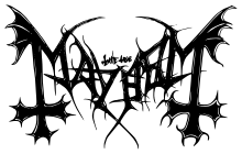 Logo of the band Mayhem from Norway