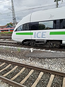 ICE logo with green instead of red trim on the rear cars.
