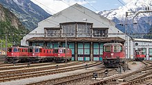 Locomotive shed Erstfeld