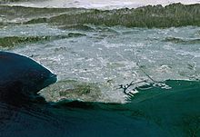 3D representation of the Los Angeles basin based on a satellite image